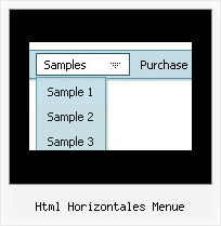 Html Horizontales Menue Mouseover Tabs Menue