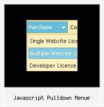 Javascript Pulldown Menue Html Pulldown