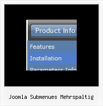 Joomla Submenues Mehrspaltig Horizontal Submenu In Cross Frame
