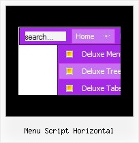 Menu Script Horizontal Dhtml Beispiele Menue