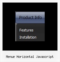 Menue Horizontal Javascript Website Bewegliches Menue