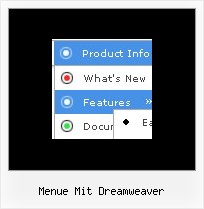 Menue Mit Dreamweaver Vista Mac Menu