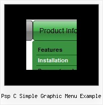 Psp C Simple Graphic Menu Example Js Rmt Submenu Ausblenden