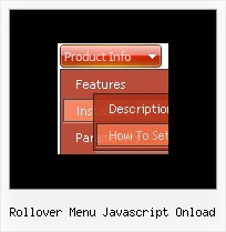 Rollover Menu Javascript Onload Animiertes Menue Joomla 1 5