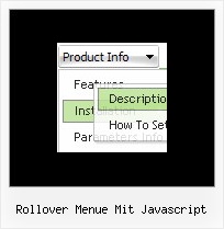 Rollover Menue Mit Javascript Navigation Im Tree Stil