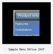 Sample Menu Office 2007 Ejemplos De Javascript