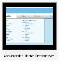 Schwebendes Menue Dreamweaver Multiflex3 Aufklappmenue