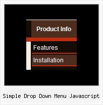 Simple Drop Down Menu Javascript Mac Menue