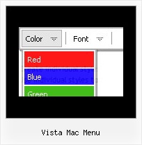 Vista Mac Menu Php Fusion Navigationsmenue
